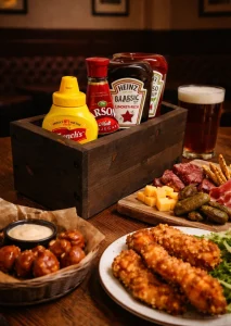 Condiment Box with Food Page