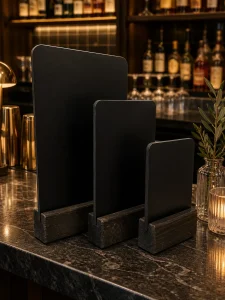 Twin Panel Menu Holder