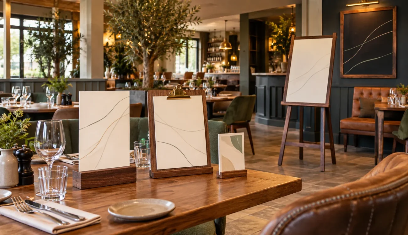 Best Menu Display Stands for Restaurants